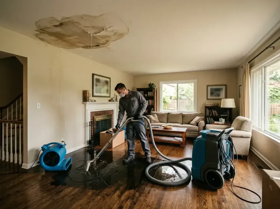 attic-pipe-burst-ceiling-drip-008 — frequently asked questions, Water Damage Restoration & Carpet Care in Herald Harbor, MD